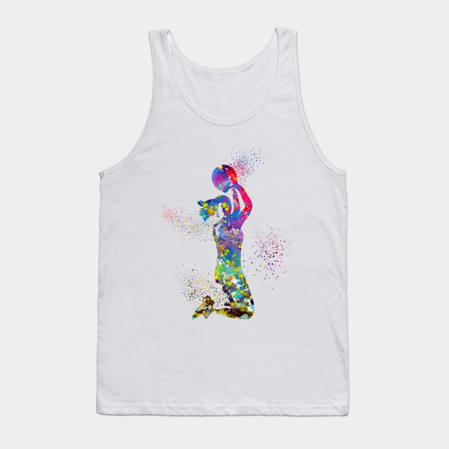 Basketball girl Tank Top by erzebeth